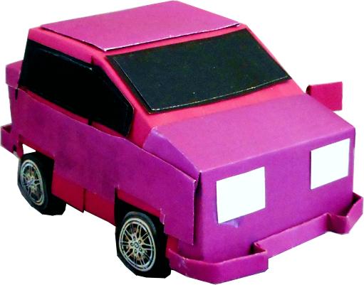 Roze auto Roze auto