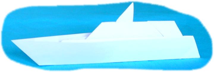 Origami bootje Origami bootje