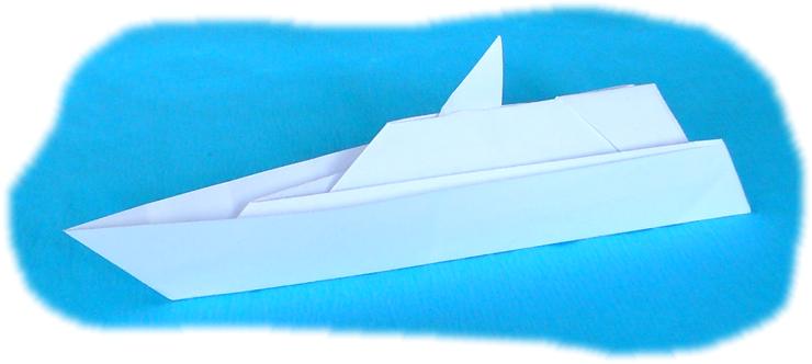 Origami bootje Origami bootje