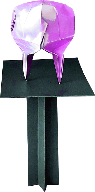 Origami Glazen Bol