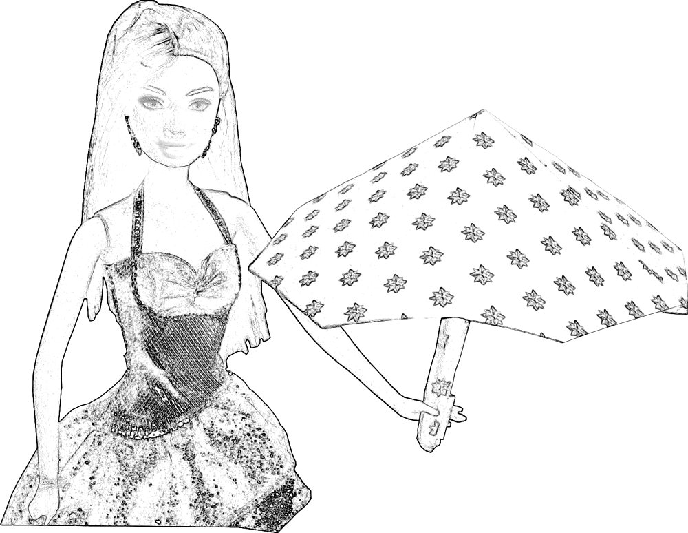 barbie rock star coloring pages