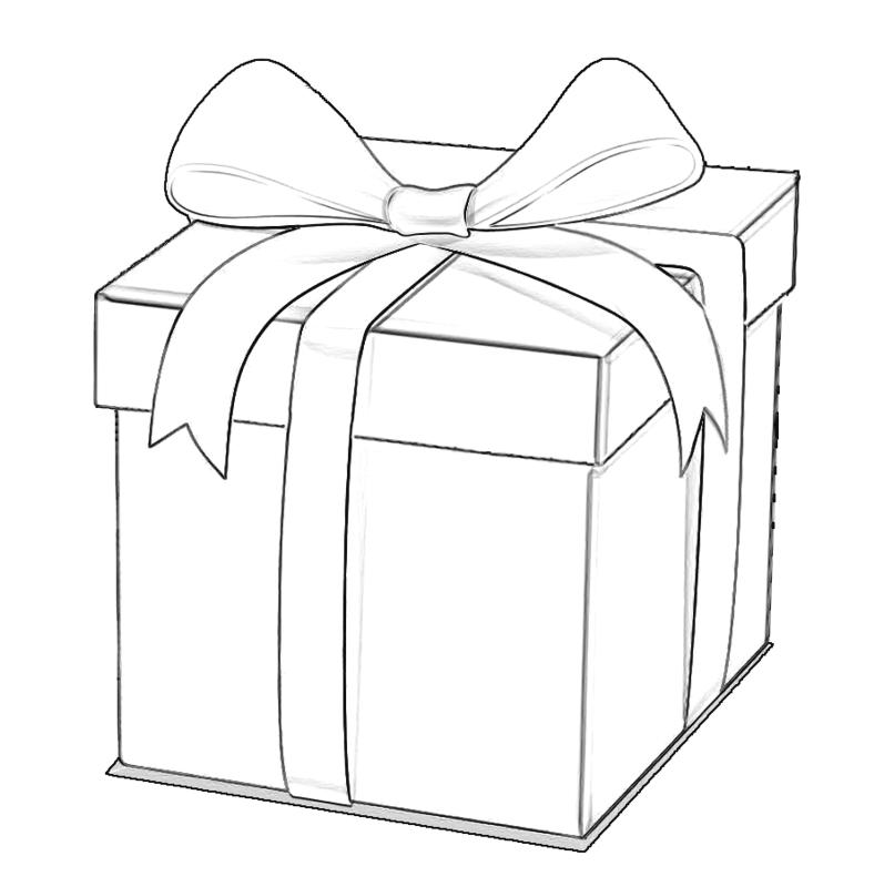 Gift Box with Bow