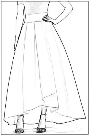 Maxi rok Maxi rok