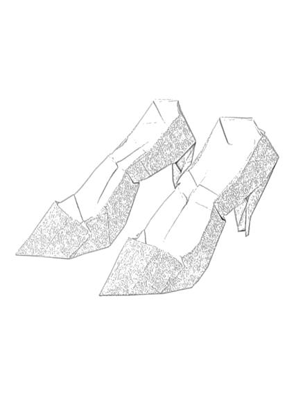 Origami pumps Origami pumps