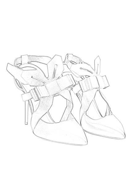 Origami High Heels