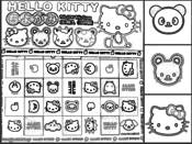 Hello Kitty coloring picture