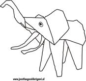 Elephant coloring picture