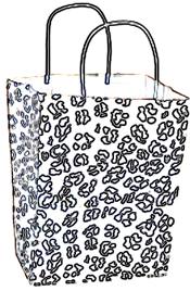 Leopard print shopping bag Leopard print shopping bag