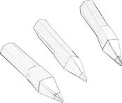 Large coloring pencils Large coloring pencils