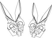 Rabbit heads