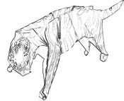 Tiger coloring picture Tiger coloring picture