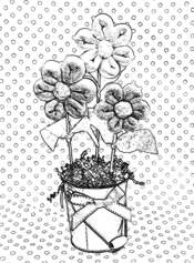 Washcloth flowers Washcloth flowers