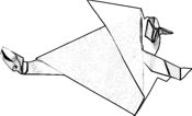 Origami witch Origami witch