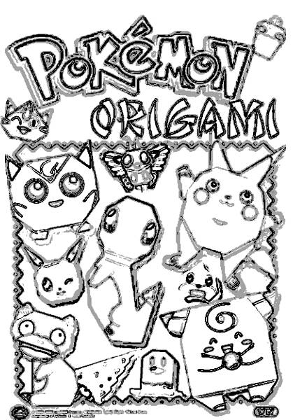 Pokémon Colouring Picture