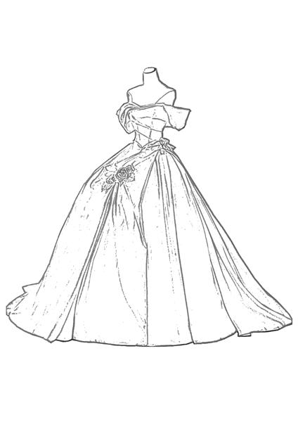 Victorian wedding dress