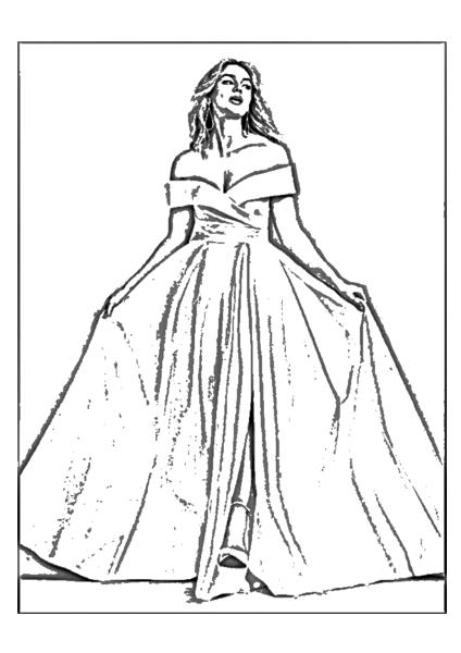 Wedding Dress with Split