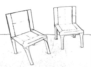 Origami chairs Origami chairs
