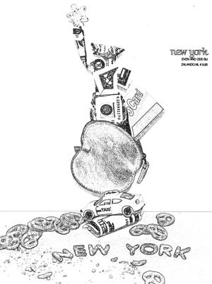 Dollar bill statue of liberty