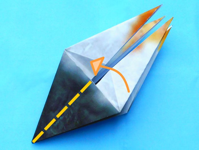 Origami Albatros vouwen