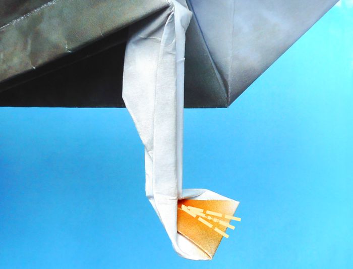 Origami Albatros vouwen Origami Albatros vouwen