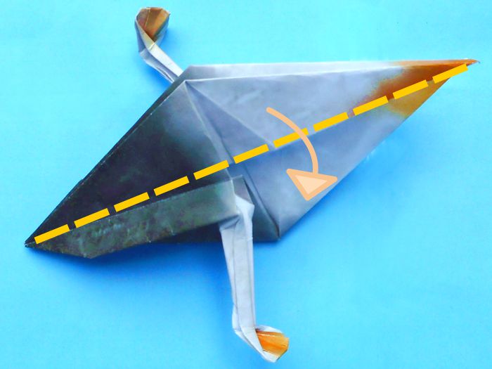 Origami Albatros vouwen