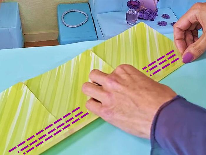 Make an Origami Allium Flower