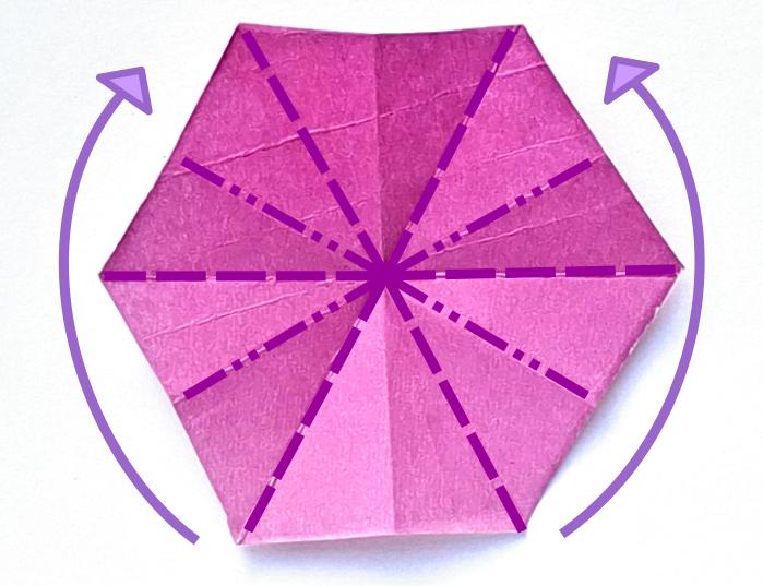 Make an Origami Allium Flower