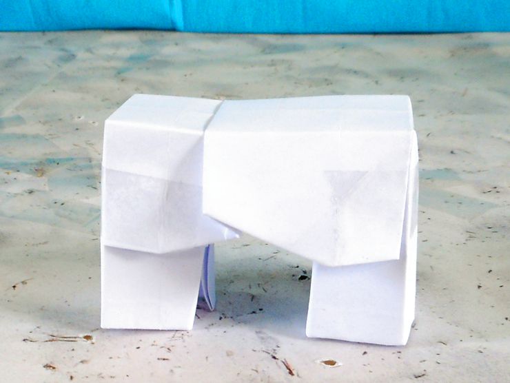 Origami bouwsteen Origami bouwsteen