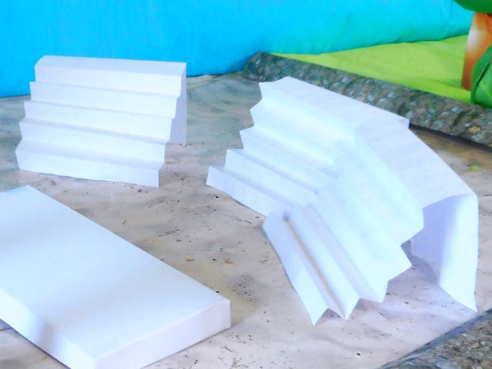 Origami Amfitheater maken Origami Amfitheater maken