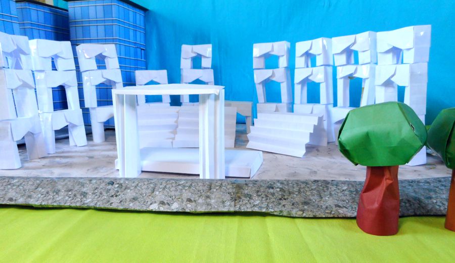 Origami Amfitheater Origami Amfitheater