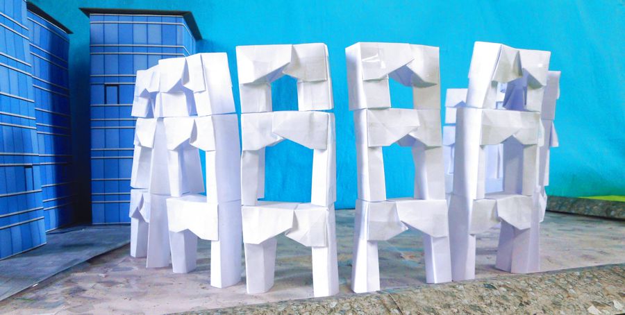 Origami Amfitheater Origami Amfitheater