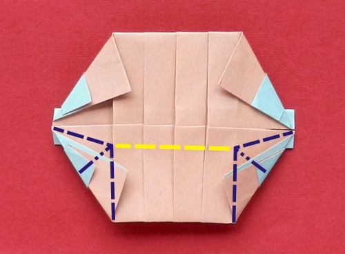 origami Ankylosaurus diagrams