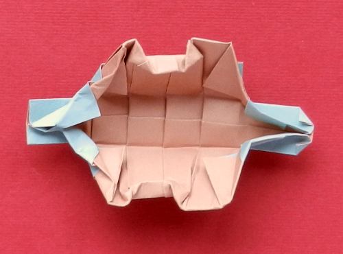 origami Ankylosaurus diagrams