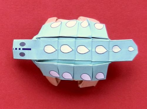 origami Ankylosaurus diagrams