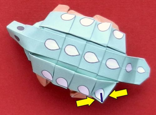 een schattige dinosaurus knutselen: Ankylosaurus een schattige dinosaurus knutselen: Ankylosaurus