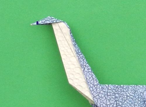 step by step instructions for folding an Apatosaurus dino