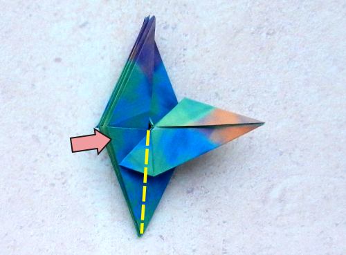 Origami archaeopteryx dinosaur folding instructions