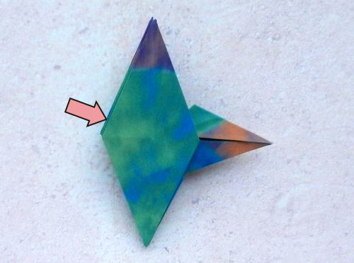 Origami archaeopteryx dinosaur folding instructions