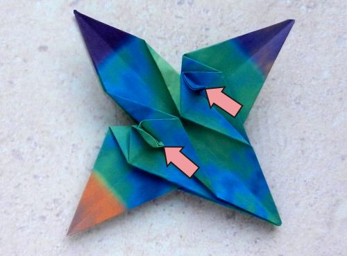 Origami archaeopteryx dinosaur folding instructions