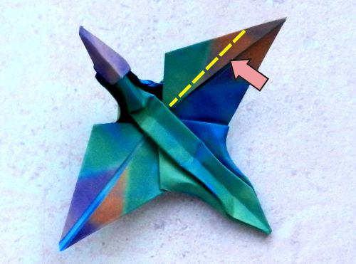 Origami archaeopteryx dinosaur folding instructions