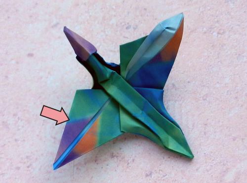 Origami archaeopteryx dinosaur folding instructions