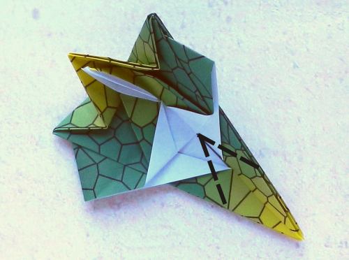 Origami Archelon folding instructions