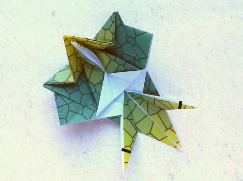 Origami Archelon folding instructions