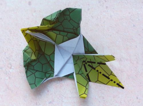 Origami Archelon folding instructions