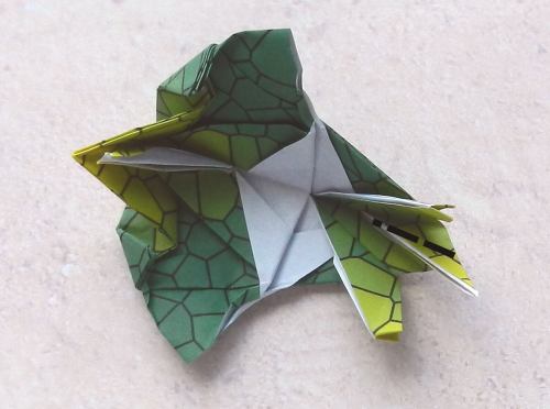 Origami Archelon folding instructions