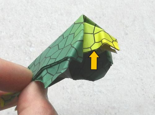 Origami Archelon folding instructions