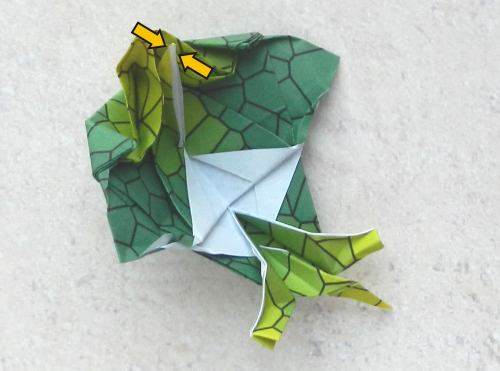 Origami Archelon folding instructions