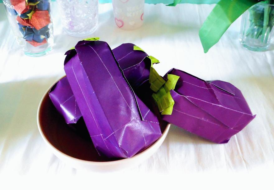 Origami Aubergines