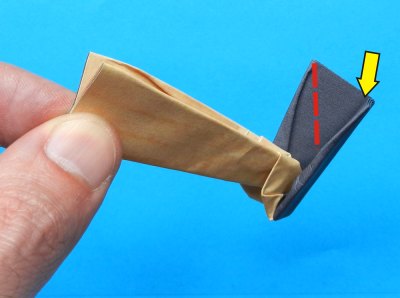 how to fold an origami axe