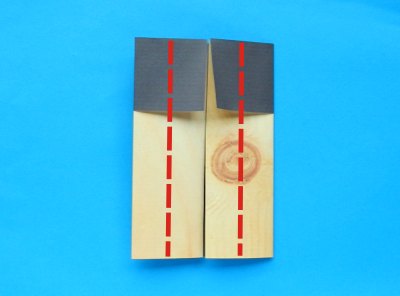 een hakbijl van papier knutselen een hakbijl van papier knutselen